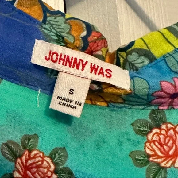 NEW Johnny Was Rainbow Midi Shirt Dress - Picture 15 of 15